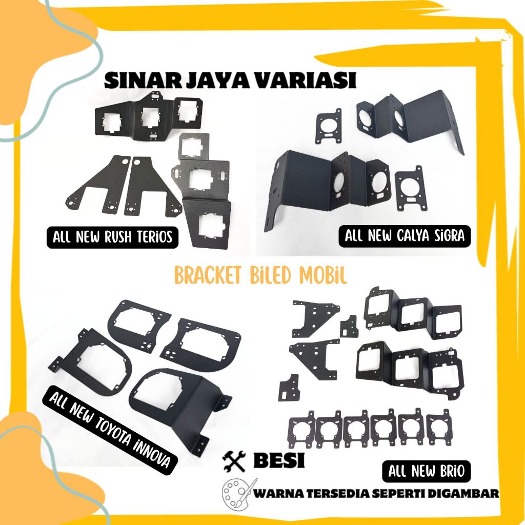 Jual BRACKET BILED MOBIL ALL NEW RUSH CALYA SIGRA MATRIX 1.5 INCH ...