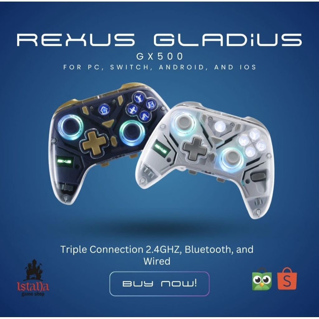 Jual Rexus GX 500 for Nintendo switch,Android, Windows | Shopee Indonesia