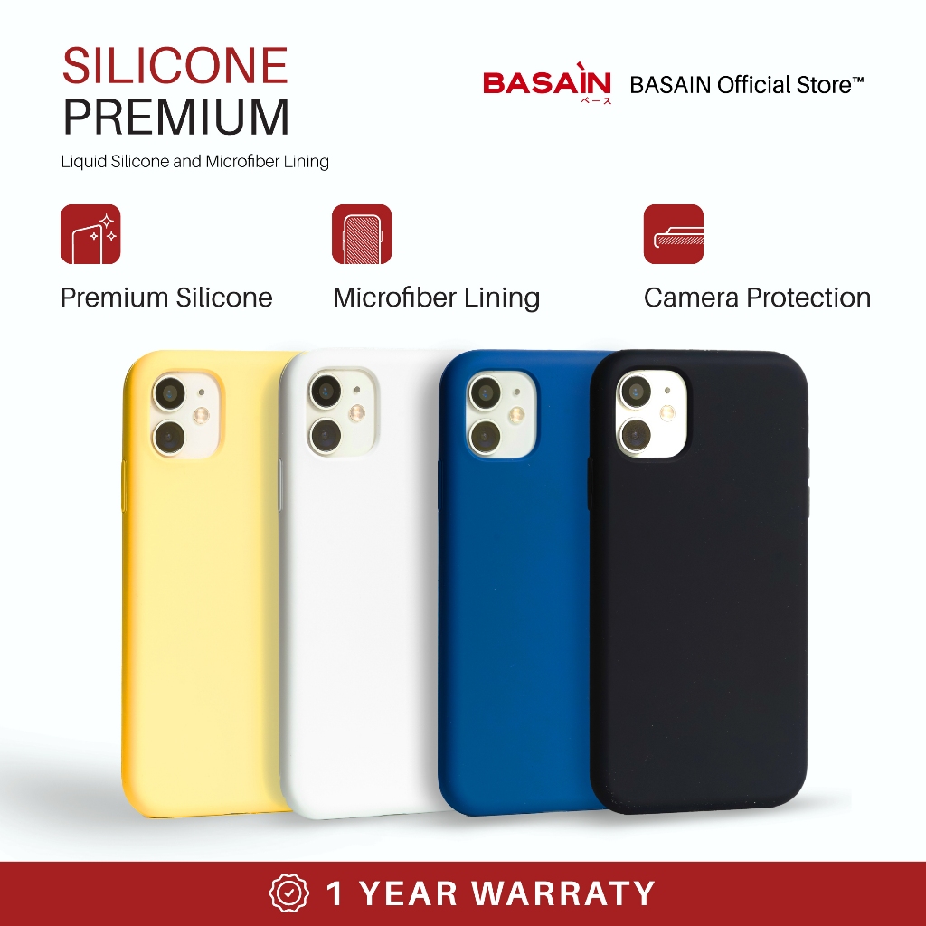 Jual BASAIN Casing iPhone X/Xs/Xr/Xs Max Case Soft Premium Silicone ...