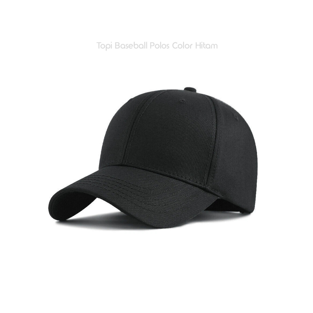 Jual Rainstyle - Topi Baseball Polos Simpel Hitam Unisex | Shopee Indonesia