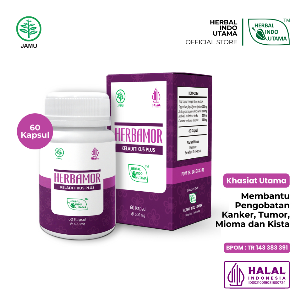Herbamor Membantu Pengobatan Kanker, Tumor, Mioma dan Kista Herbal Indo Utama