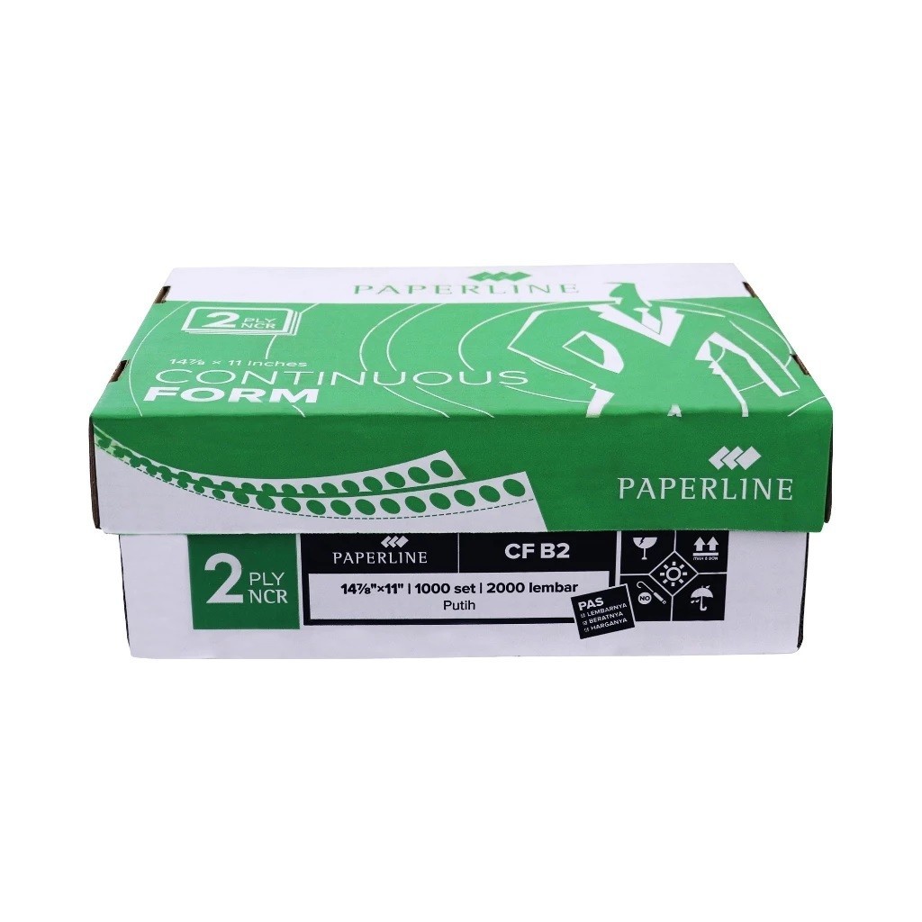 Jual PPL PAPERLINE Continuous Form 2 Ply Besar 14 7,8 x 11 Inch (B2 ...