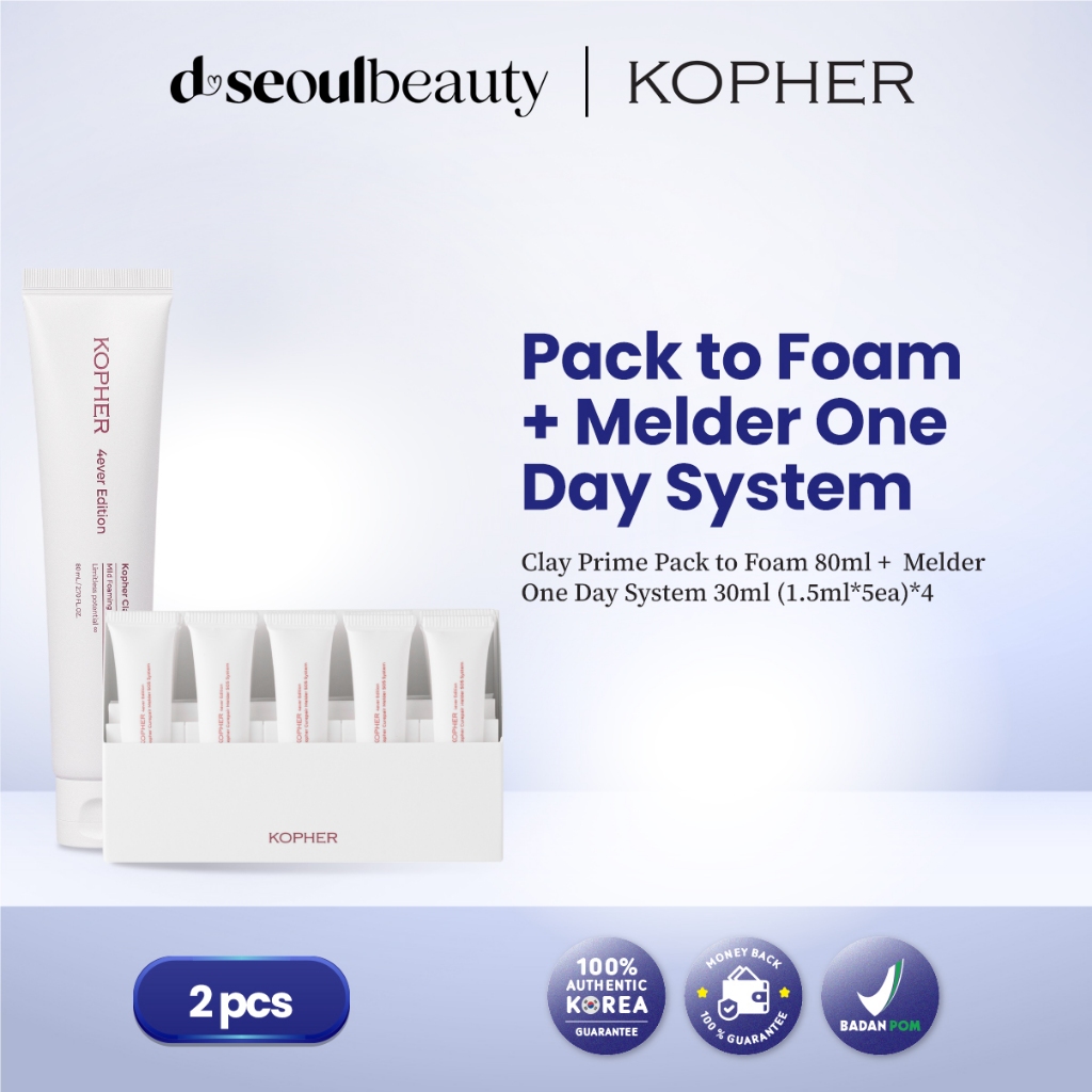 Jual KOPHER CLAY PRIME PACK TO FOAM 80ML + MELDER SOS SYSTEM 30ML (1 ...