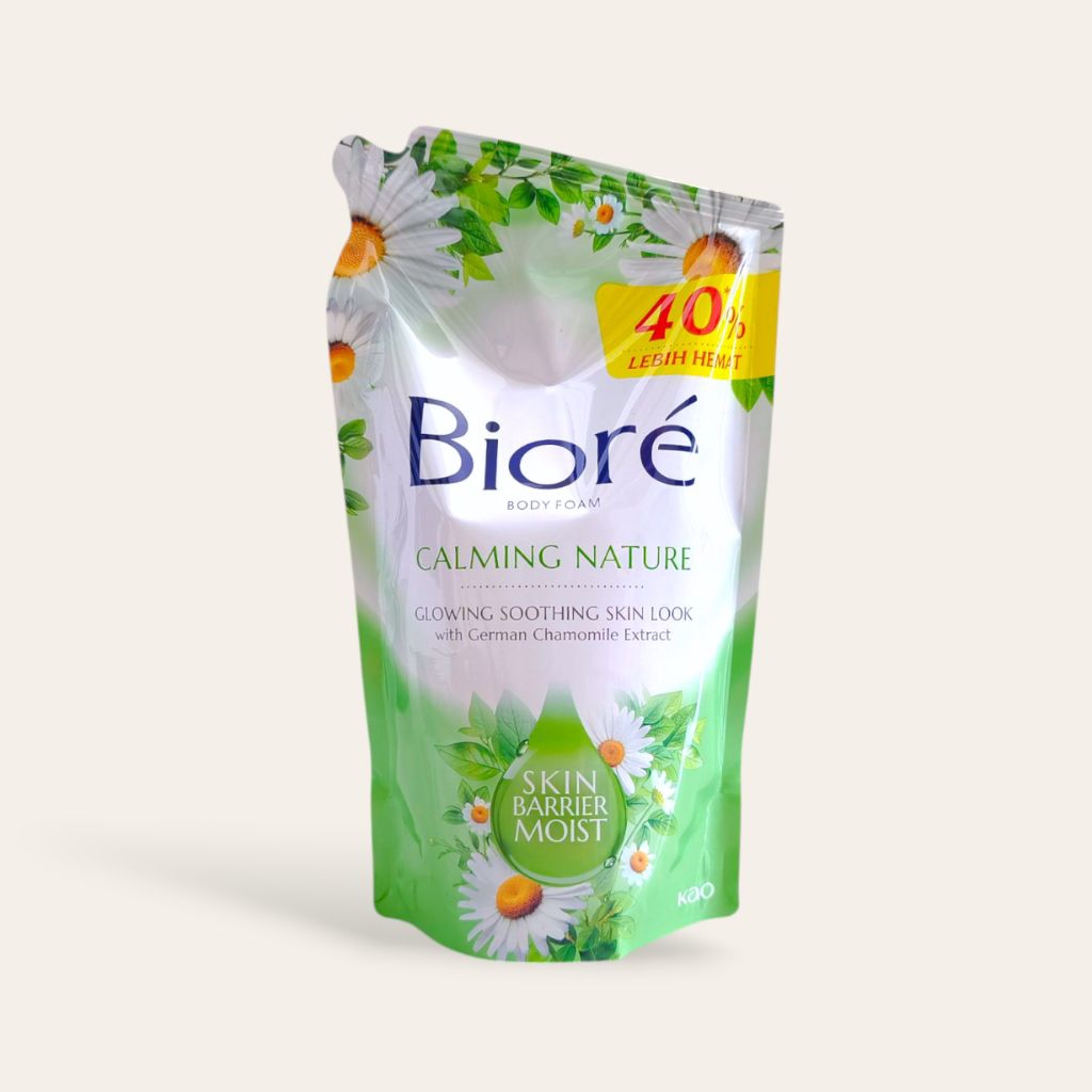 Jual Biore Calming Nature Body Foam - 800 ml | Shopee Indonesia