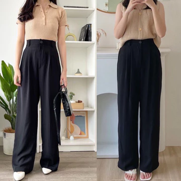 Celana Loose Pants JUMBO Celana Kulot Wanita JUMBO Celana Anti Kusut