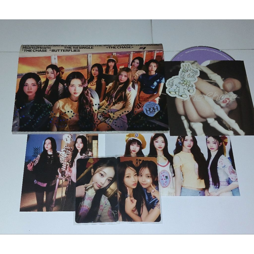 Jual Album Hearts2Hearts The Chase Album Unsealed Fullset PC Ian 