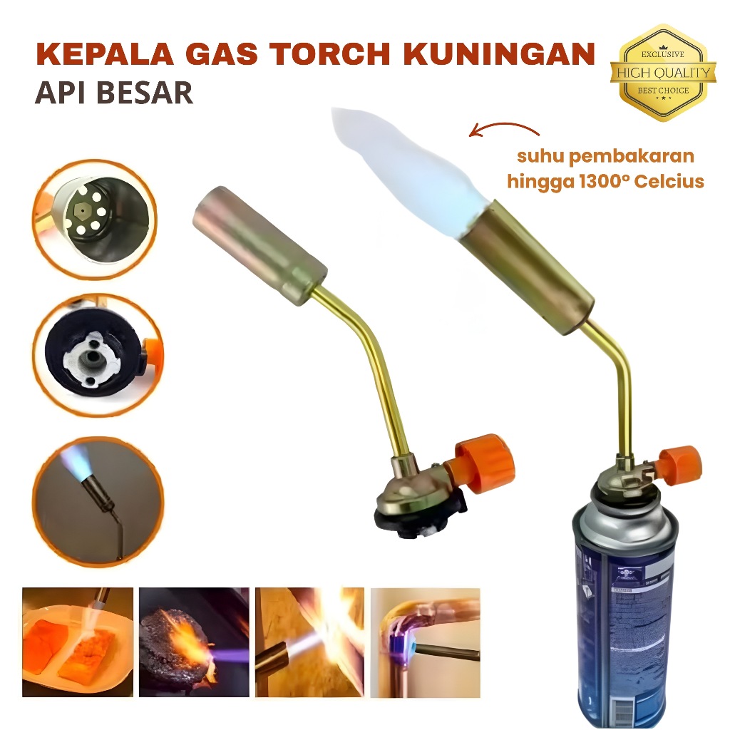 Jual Nozu Flame Gun Blow torch API BESAR kepala kuningan | Shopee Indonesia