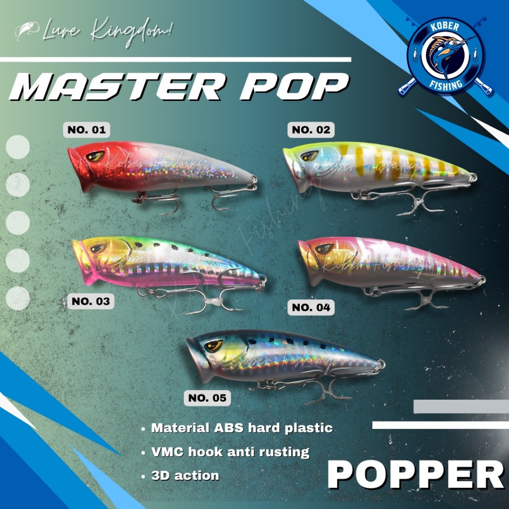 Jual UMPAN PANCING MINI POPPER LURE KINGDOM MASTER POP | Shopee Indonesia