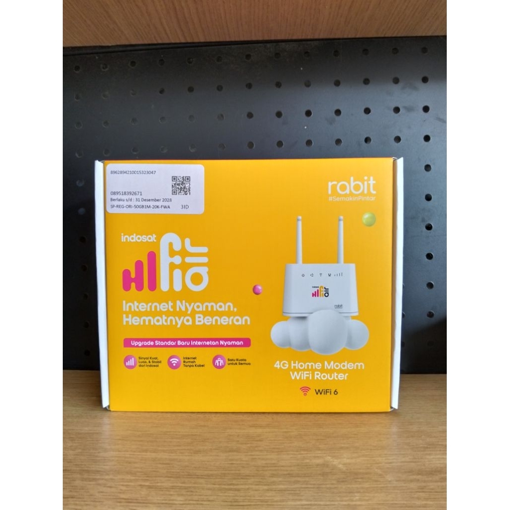Jual RABIT CPE-R 4G LTE CAT 4 Home modem router wifi 6 (FREE KARTU TREE ...