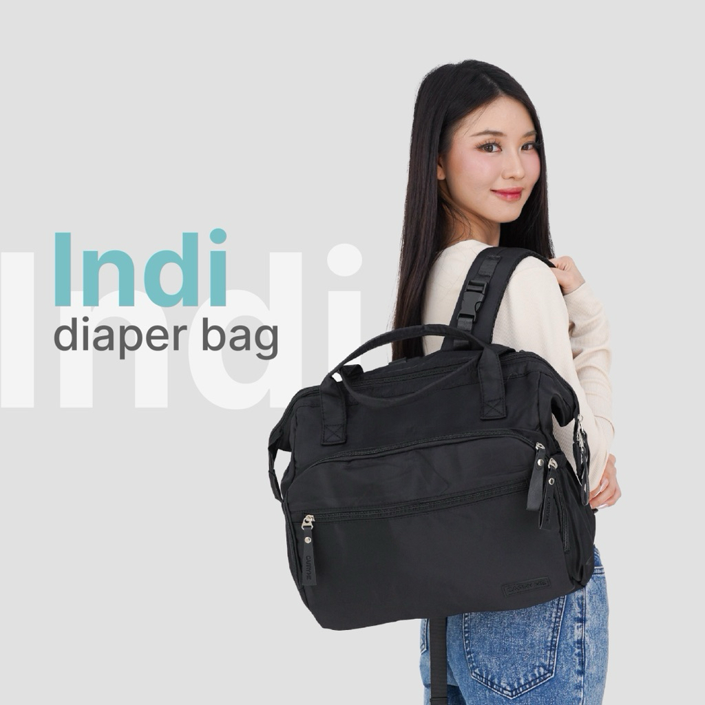 Jual Carry Me - Indi Diaper Backpack / Ransel Bayi Tas Bayi Traveling ...