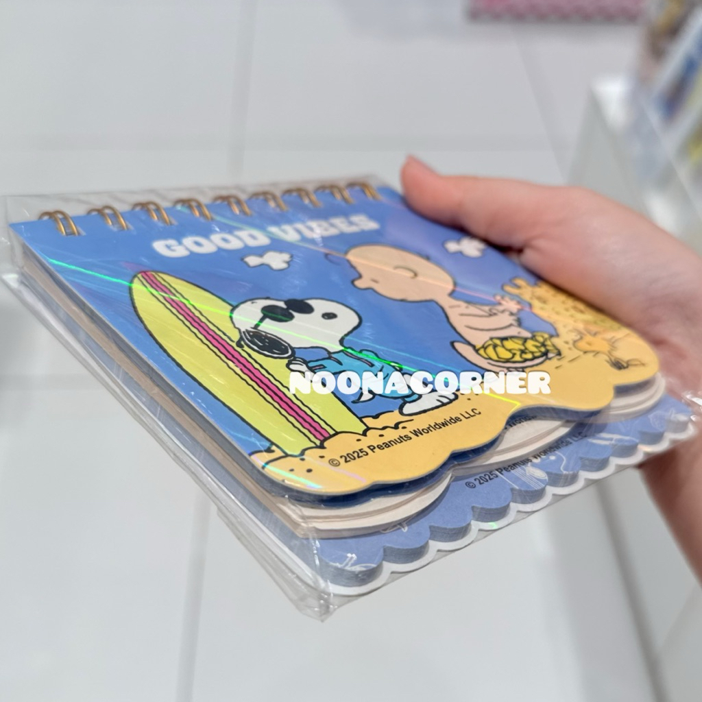 Jual Miniso x Peanuts‼️ Notebook 3 Layer Wire Bound Book Figure ...