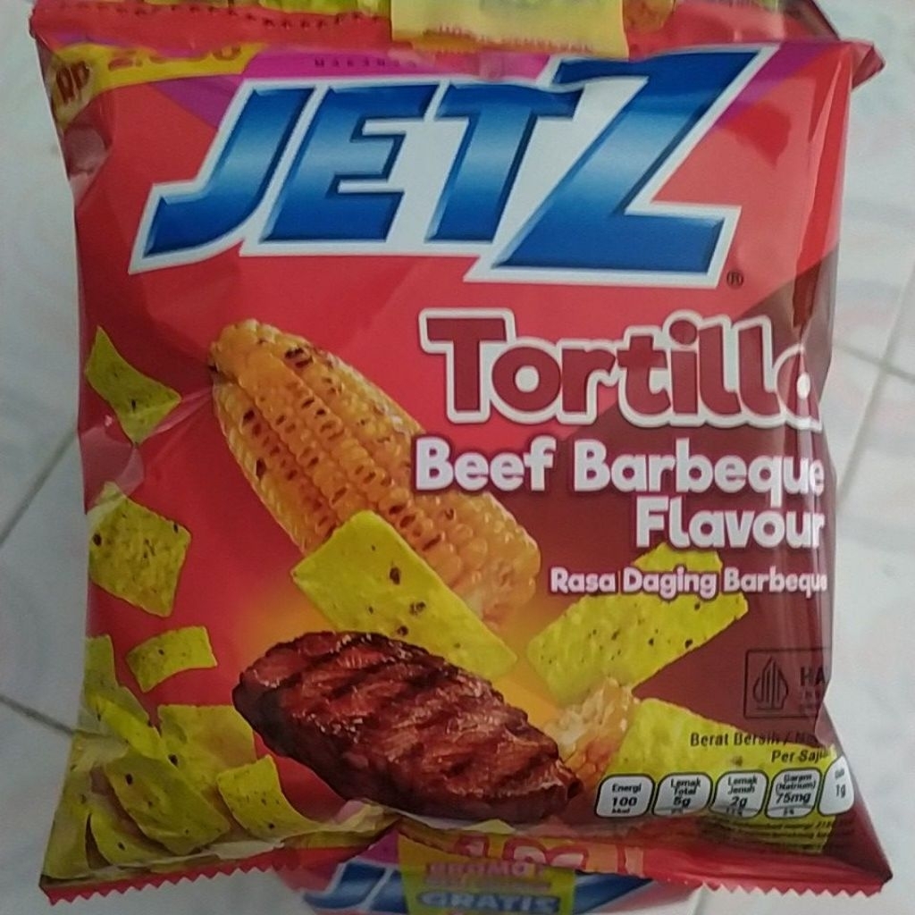 Jual Jetz snack tortilla jagung bakar rasa BBQ | Shopee Indonesia