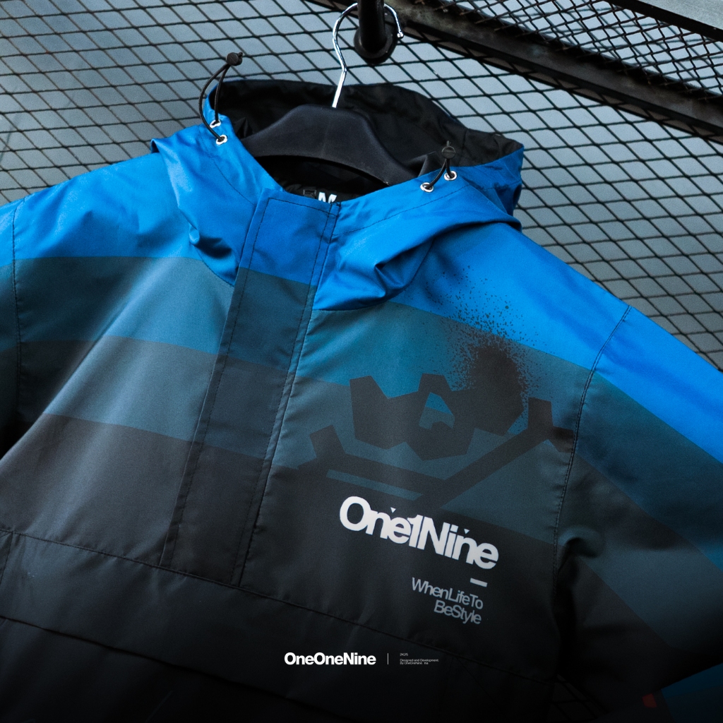 Jual Oneonenine Ksr Jaket Big Pocket Flex Blue - Jaket Motor Sport Camo ...