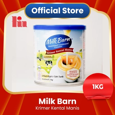 Milk Barn krimer kental manis 1 kg dengan tutup flip