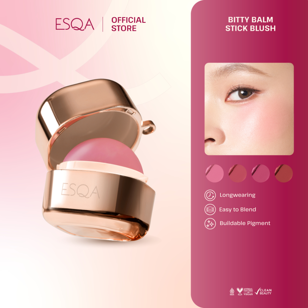 Jual ESQA Bitty Balm Stick Blush | Shopee Indonesia