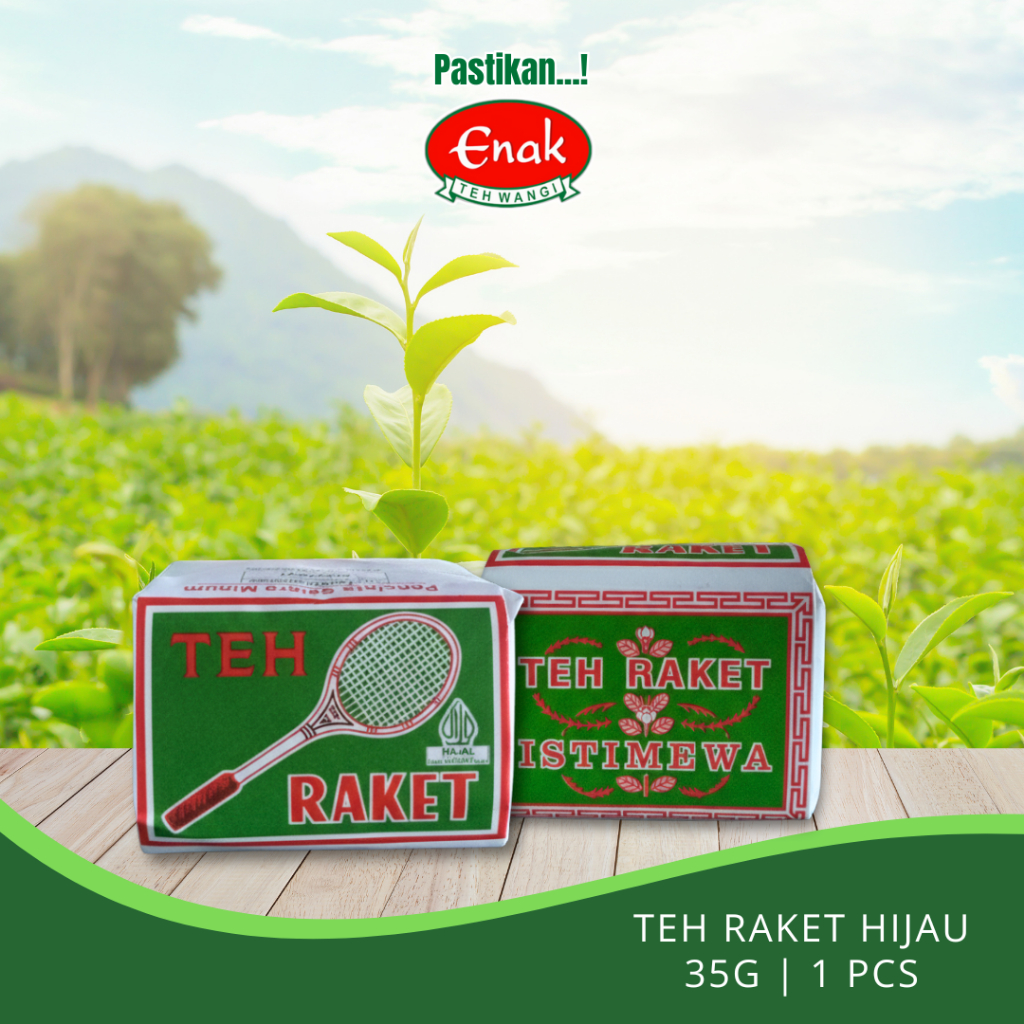 Jual Teh Enak Tubruk Cap Raket Hijau 35g 1pcs | Shopee Indonesia