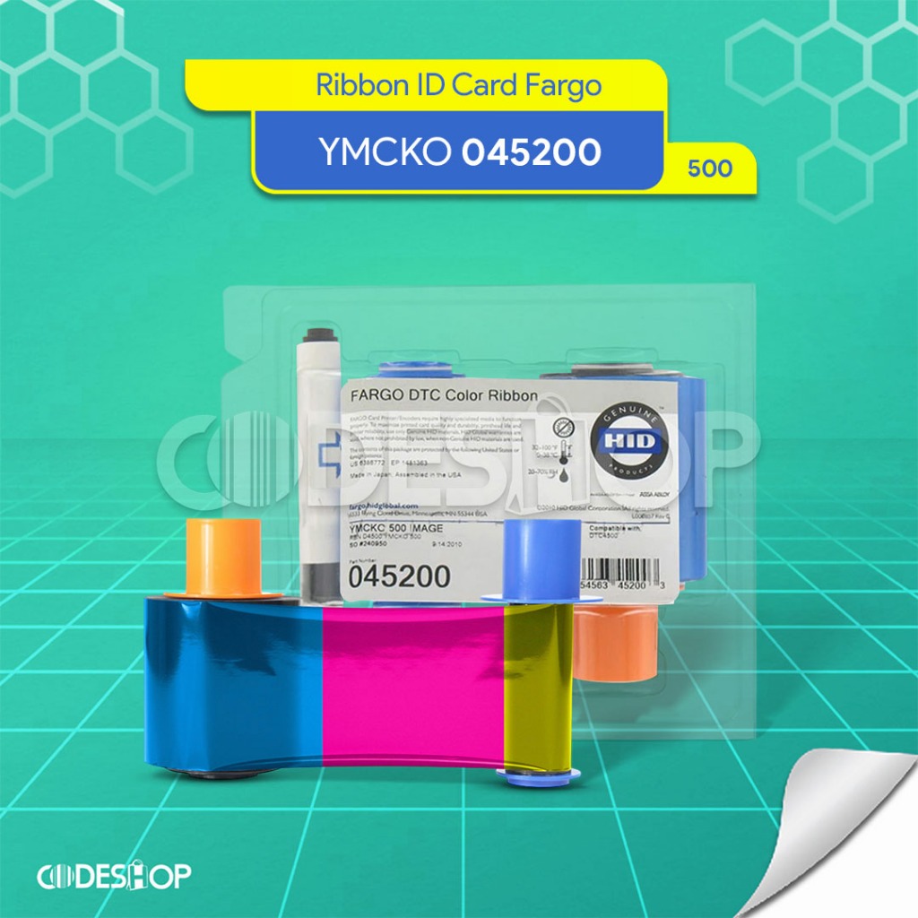 Jual Ribbon Color Fargo DTC 4500 500 Sisi PN 045200 | Shopee Indonesia
