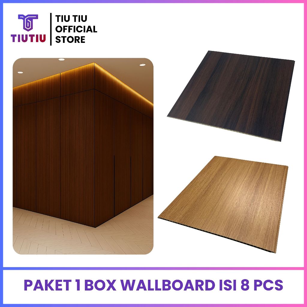 Jual ( Paket 1 box ) Wallboard Dinding Pvc | Wallboard WPC | PVC ...