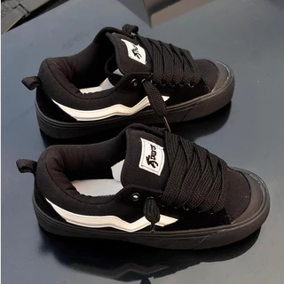 Sepatu SKate Sneaker Jogging SB MARRABUKA DUXCI ORIGINAL warna full hitam polos Model tali Busa gemuk gendut untuk wanita perempuan laki laki terbaru sole decit berdecit