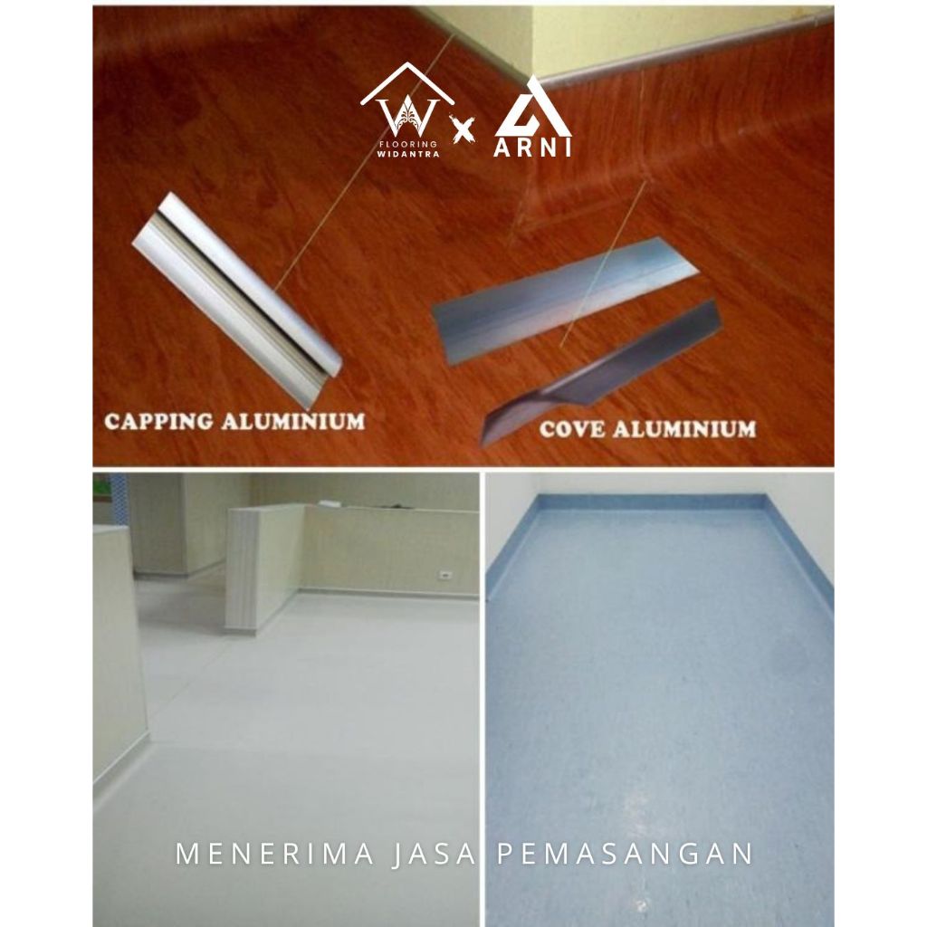Jual LIST CAPPING ALUMUNIUM JEPIT VINYLROLL/Rumahsakit ...