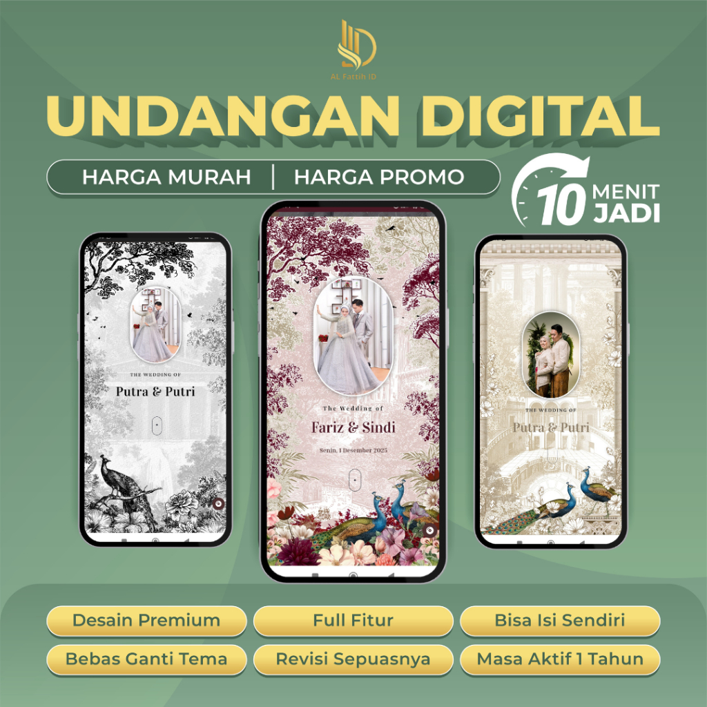 Undangan Digital Website | Bisa Isi sendiri