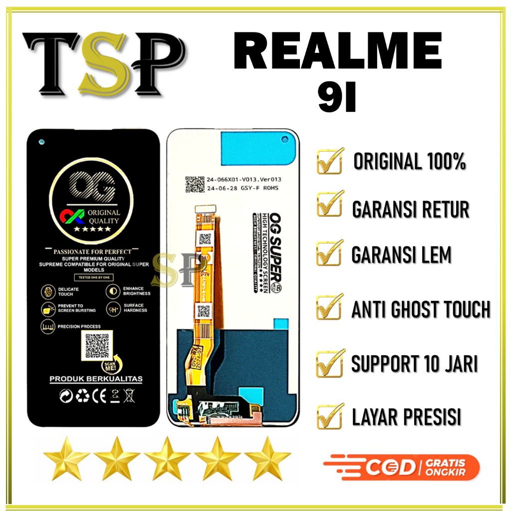 Jual LCD OPPO REALME 9I LCD FULLSET ORIGINAL 100% HIGH QUALITY | Shopee ...