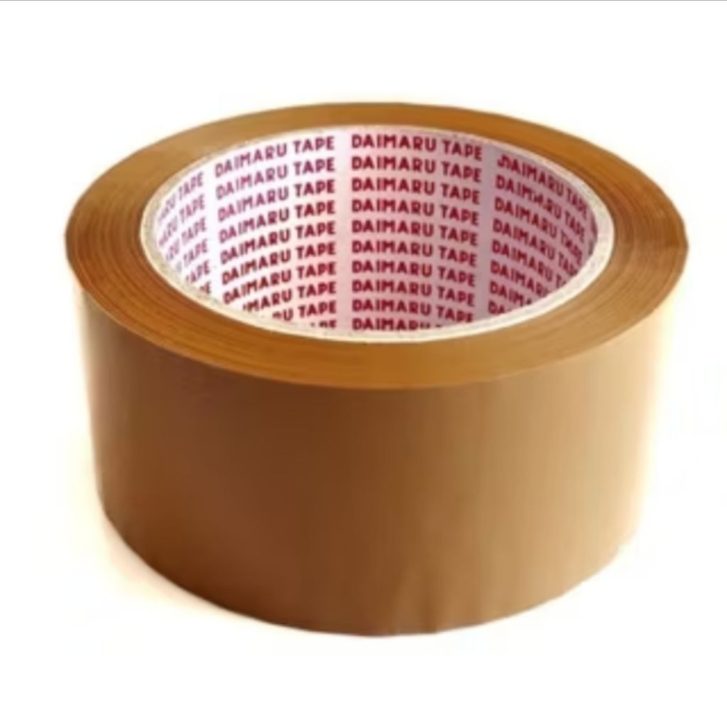 Jual Lakban Daimaru 2 Inchi x 90 Yard Bening / Coklat harga 1 Rol ...
