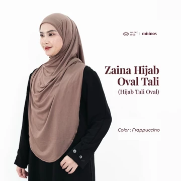 Wilove Mininos Zaina Hijab Pashmina Oval Tali Kaos Spandex Premium