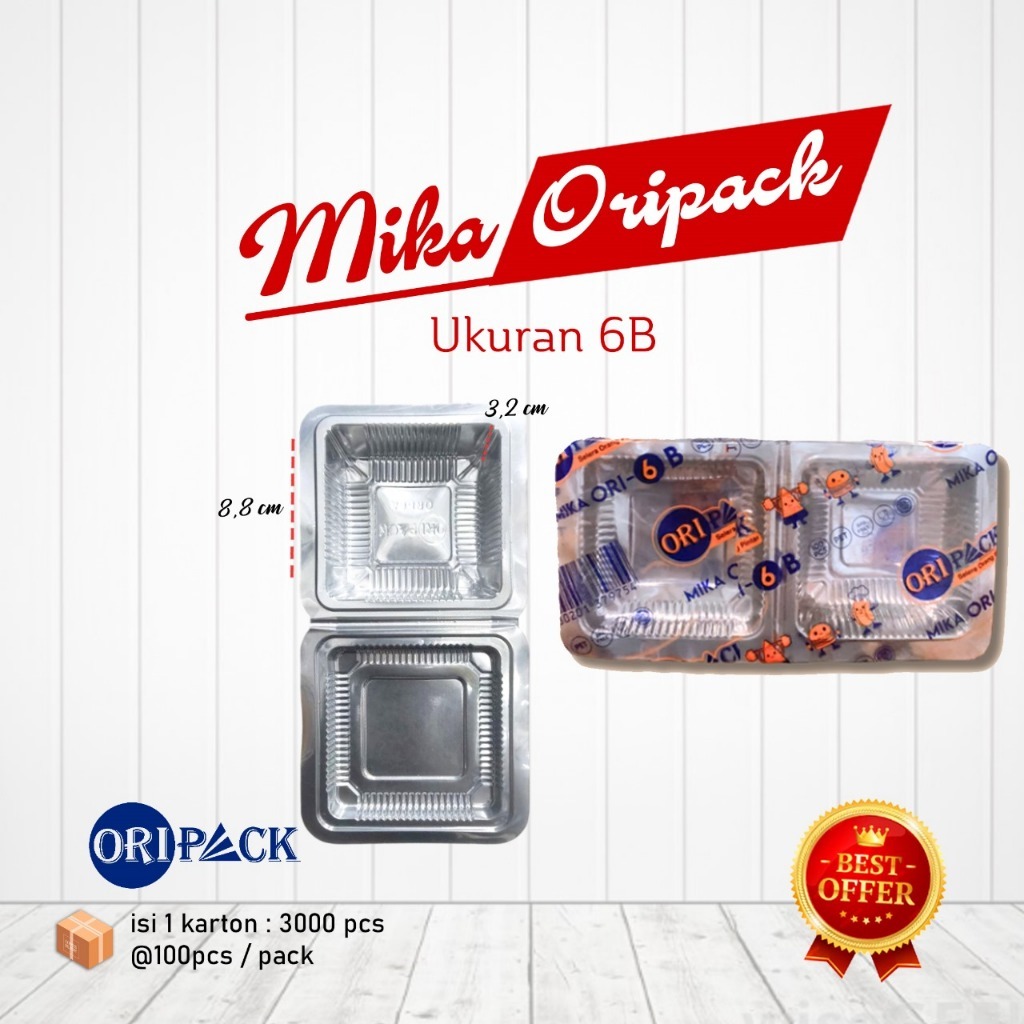 Jual MIKA ORIPACK 6B Mika Plastik Kemasan Makanan Snack Jajan Food ...
