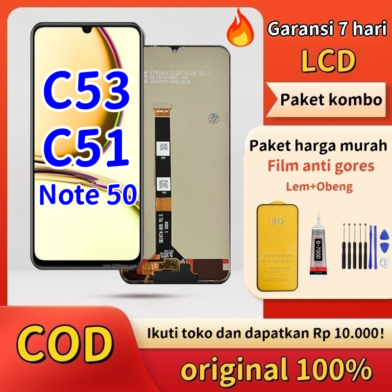 Jual Lcd HP Realme C53 C51 Note 50 Original LCD Touchscreen Asli ...