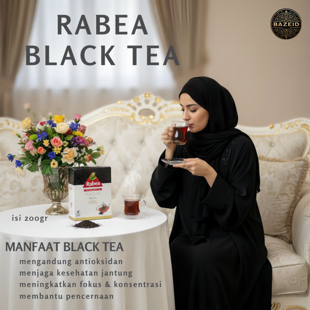 Jual TEH RABEA ORIGINAL SAUDI TEH BLACK TEA SAUDI / TEH PREMIUM BLACK ...