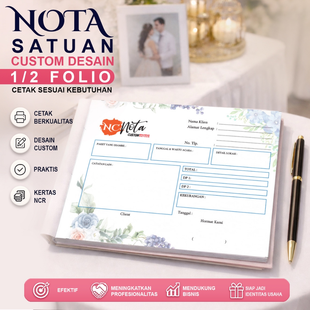 Produk NOTA CUSTOM SATUAN | Shopee Indonesia