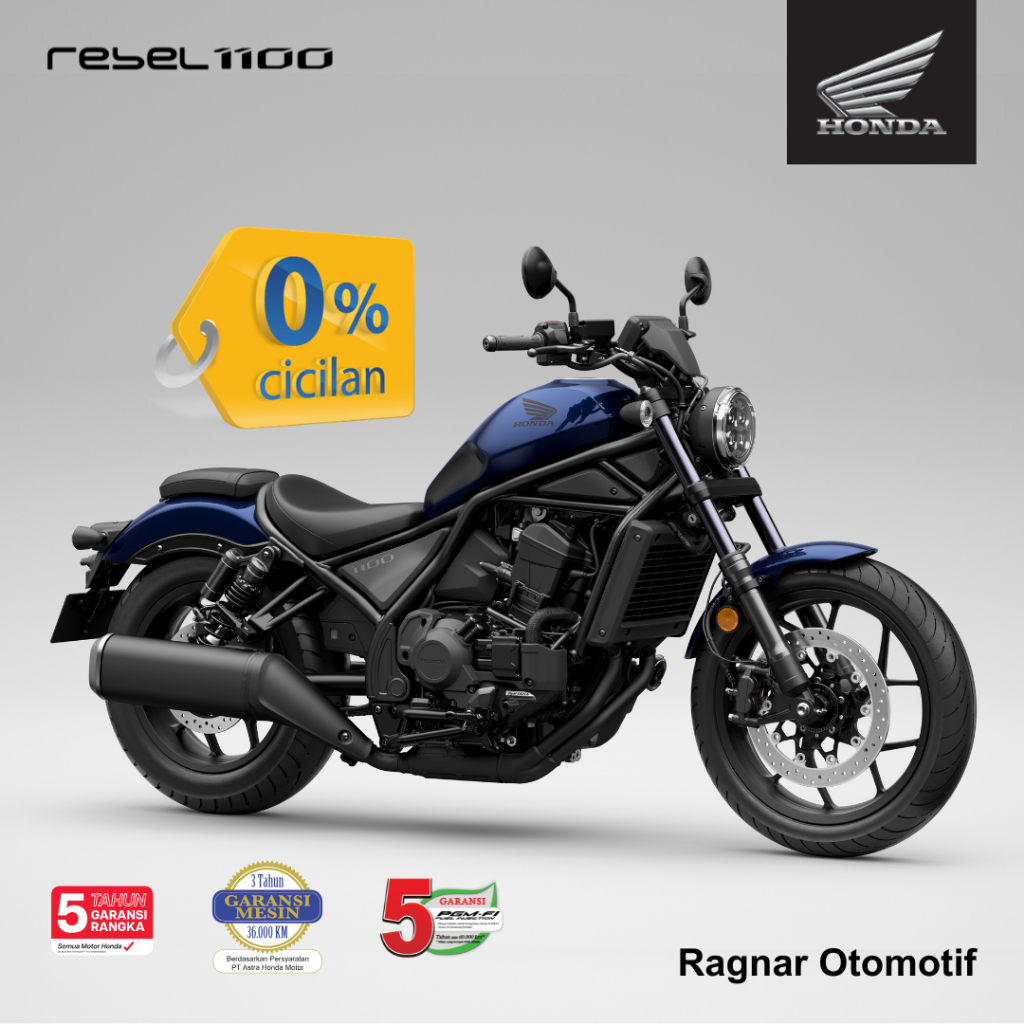 Sepeda Motor Honda CMX1100 Rebel Baru New Asli Original Bergaransi Resmi