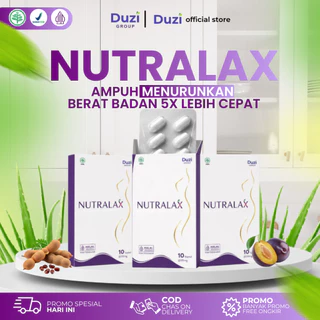 Nutralax Herbal Diet Alami | Obat Pelangsing Herbal Alami untuk Menurunkan Berat Badan dan Lemak Perut | 10 Kapsul