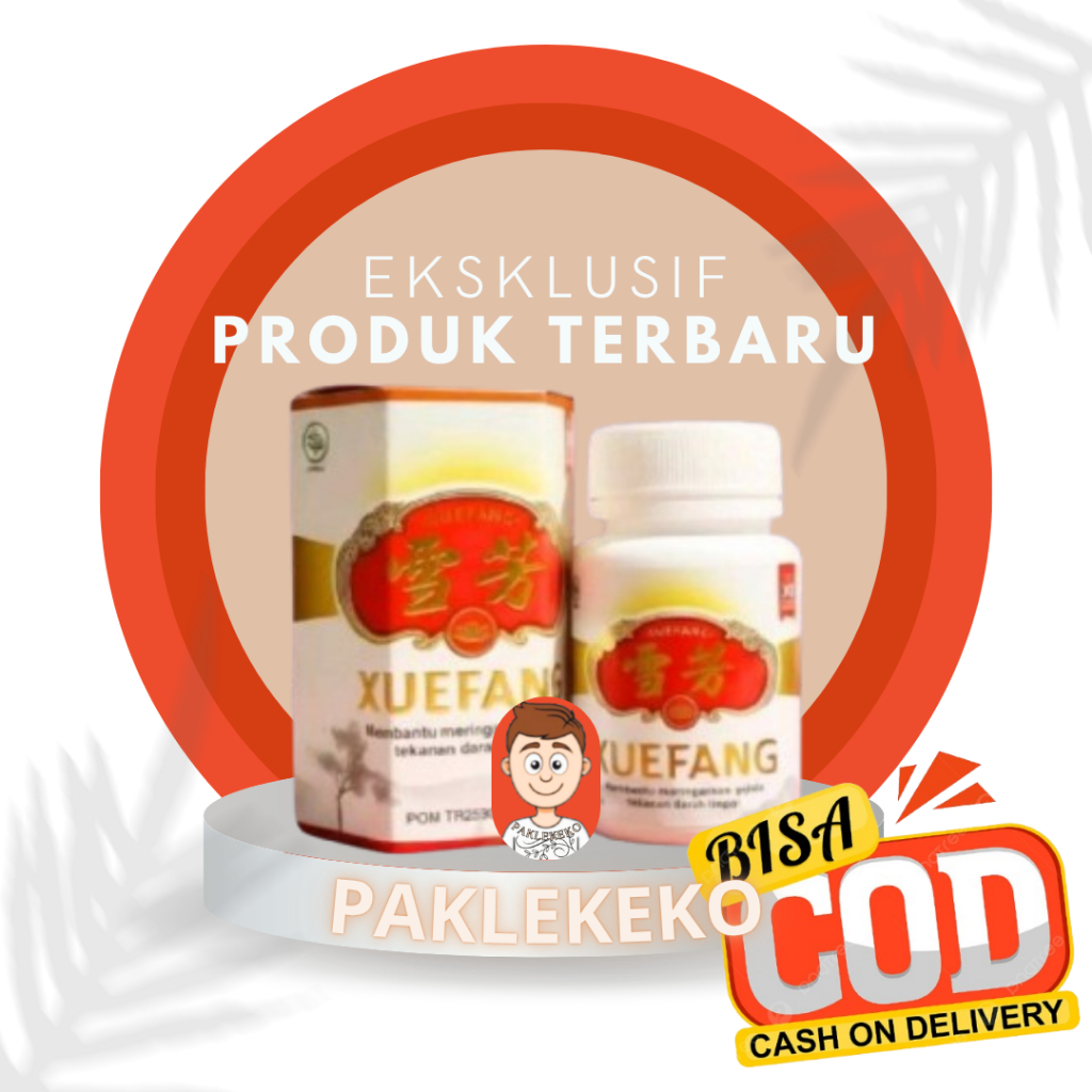 *CashOnDelivery XUEFANG - isi 30 Kapsul Kesemutan Kebas Darah Tinggi Hipertensi dan Kolesterol Tanpa Efek Samping