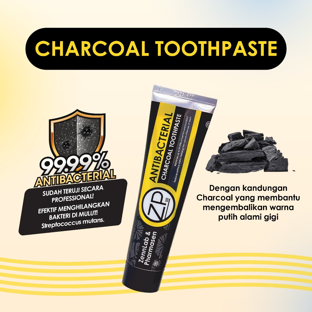 Jual ZP Toothpaste Charcoal | Shopee Indonesia