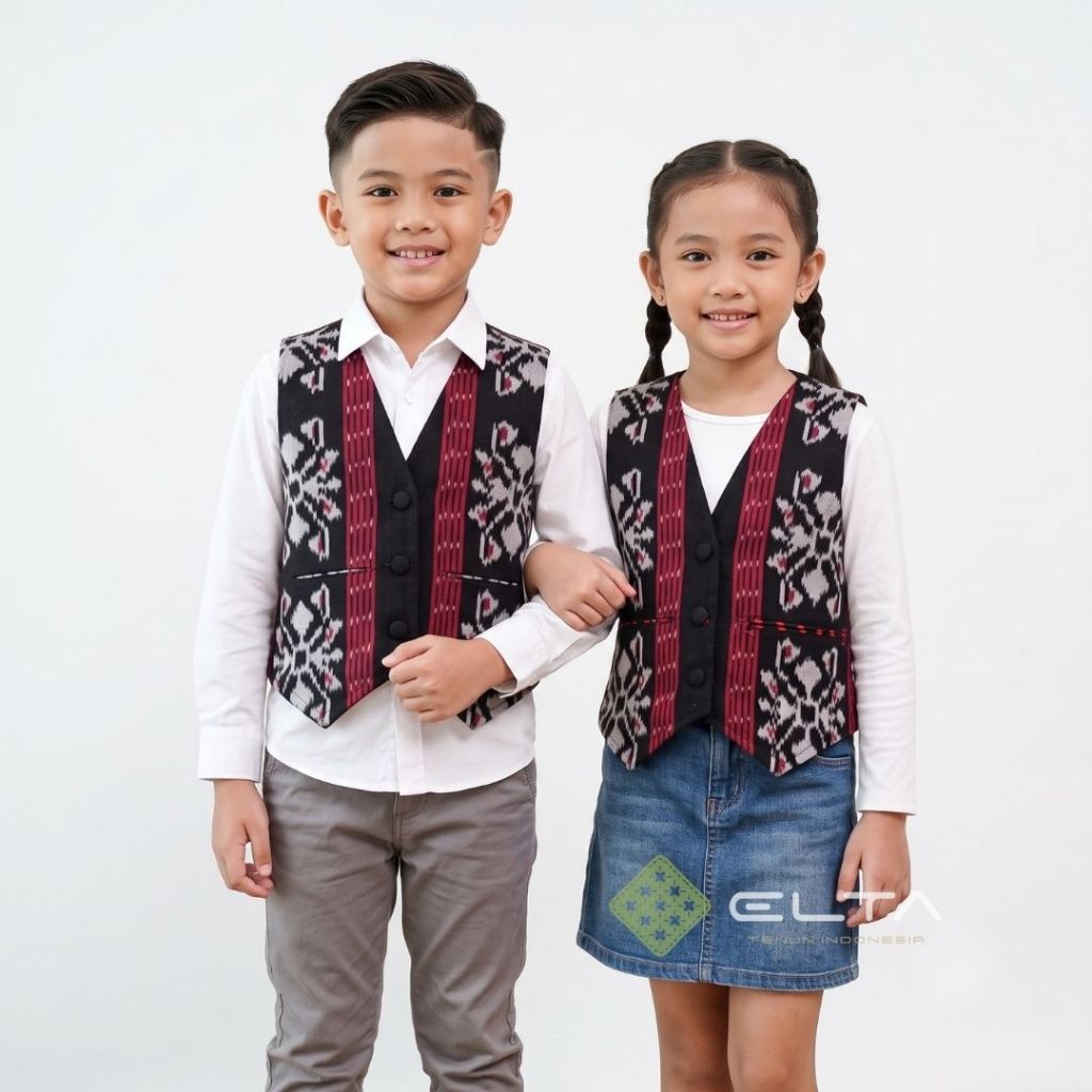Jual Rompi tenun ikat rompi anak dan dewasa | Shopee Indonesia