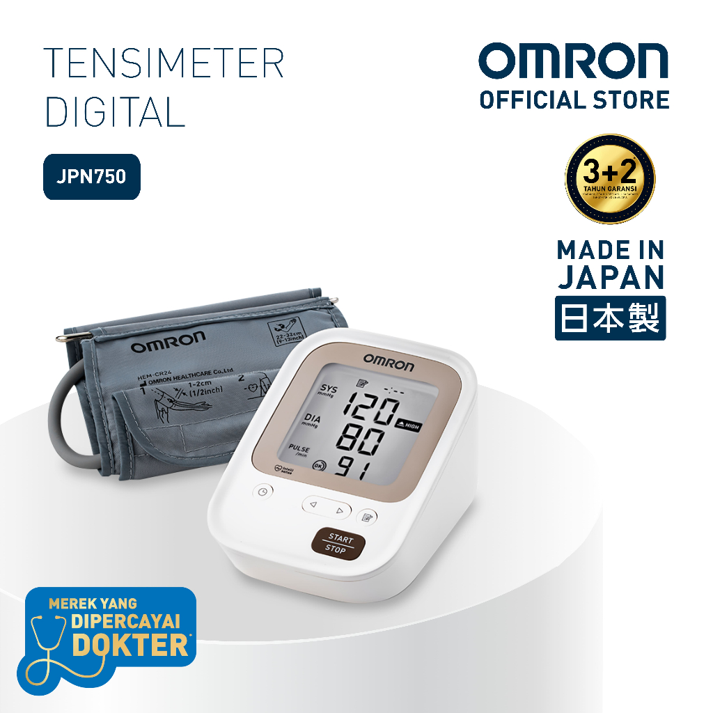 Omron Automatic Blood Pressure Monitor JPN 750 Tensimeter Digital