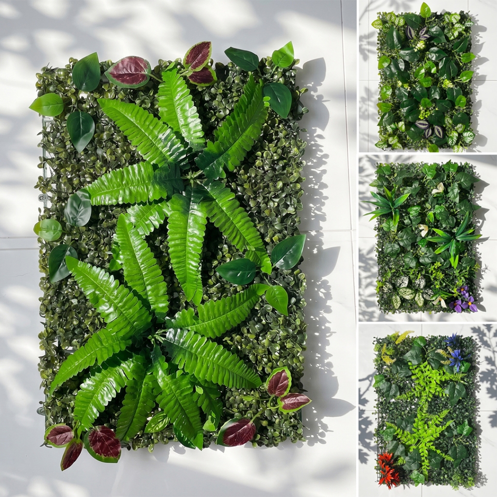 Tanaman Rumput Dinding Rambat 40 x 60 CM Daun Hijau Palsu Dekorasi Ruangan / CZ-172