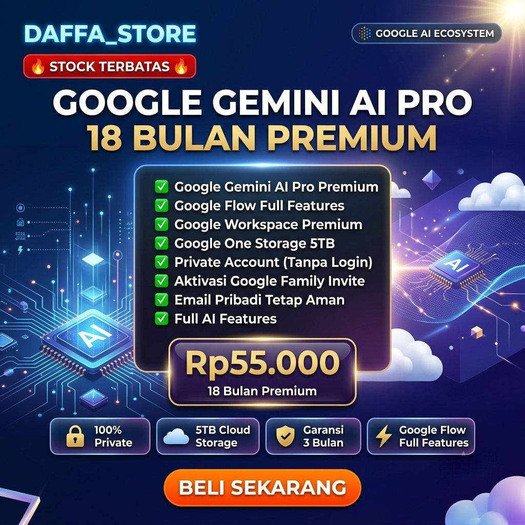 GEMINI AI PRO MURAH 18 BULAN