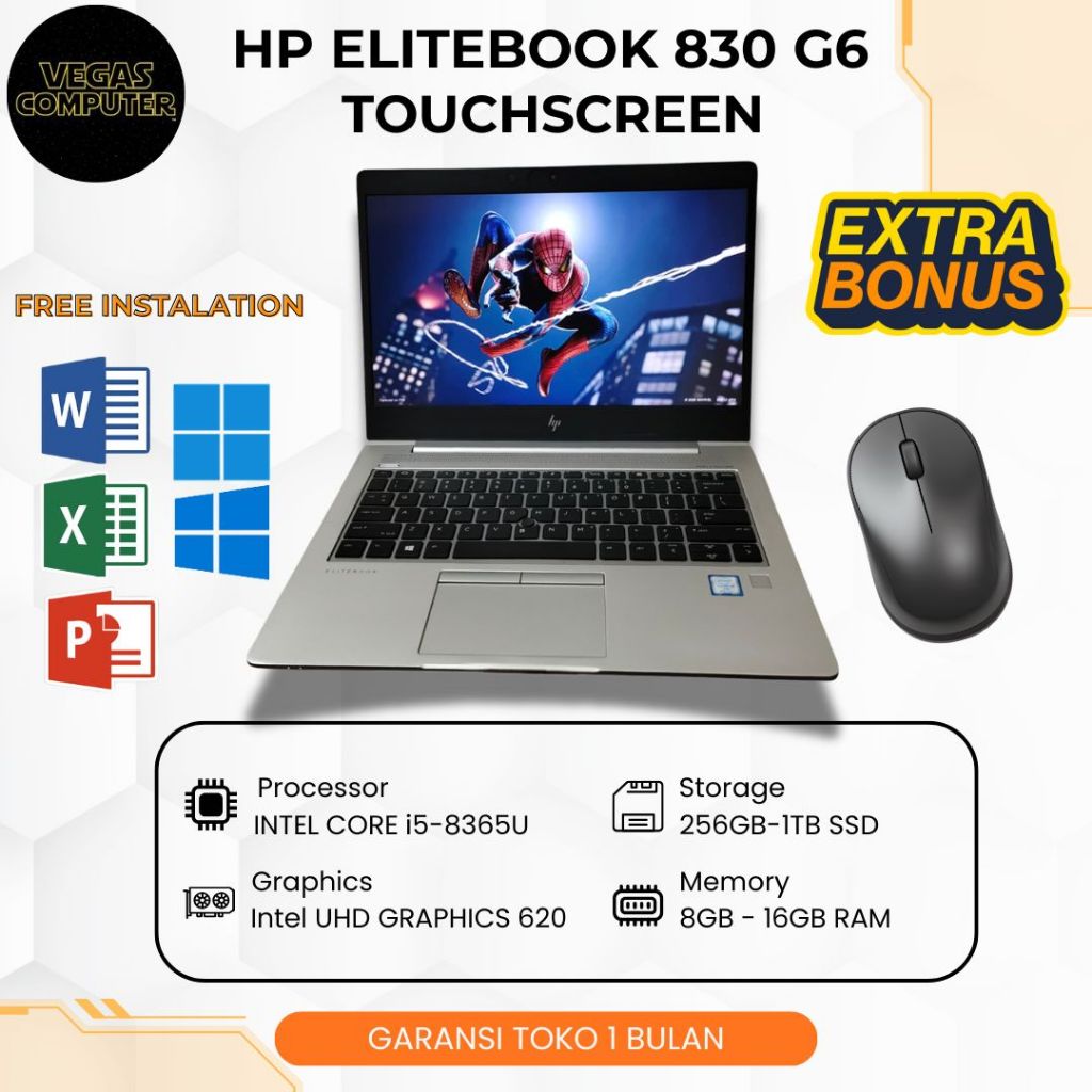HP Elitebook 845 840 830 G8 G7 G6 I7 | I5 Gen8 | R7 | R5 Pro 5650U | RAM 16GB SSD 512GB | Murah Bergaransi
