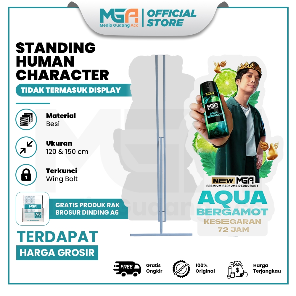 Jual Standing Character Display / Human Stand Besi Ukuran 120 & 150 cm ...