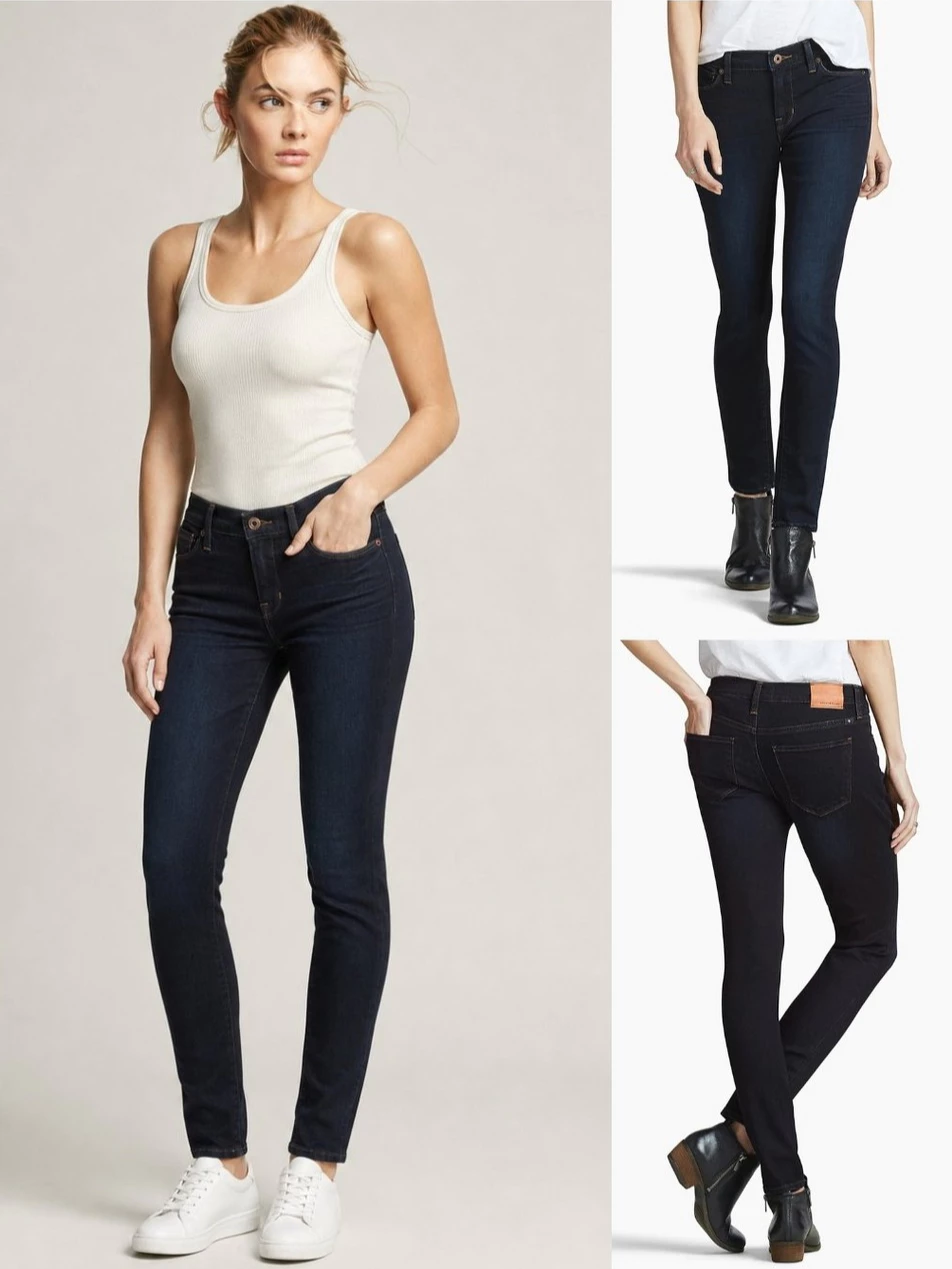 Celana Jins Wanita Bahan Denim Stretch LB Brooke Skinny Jeans - 2885
