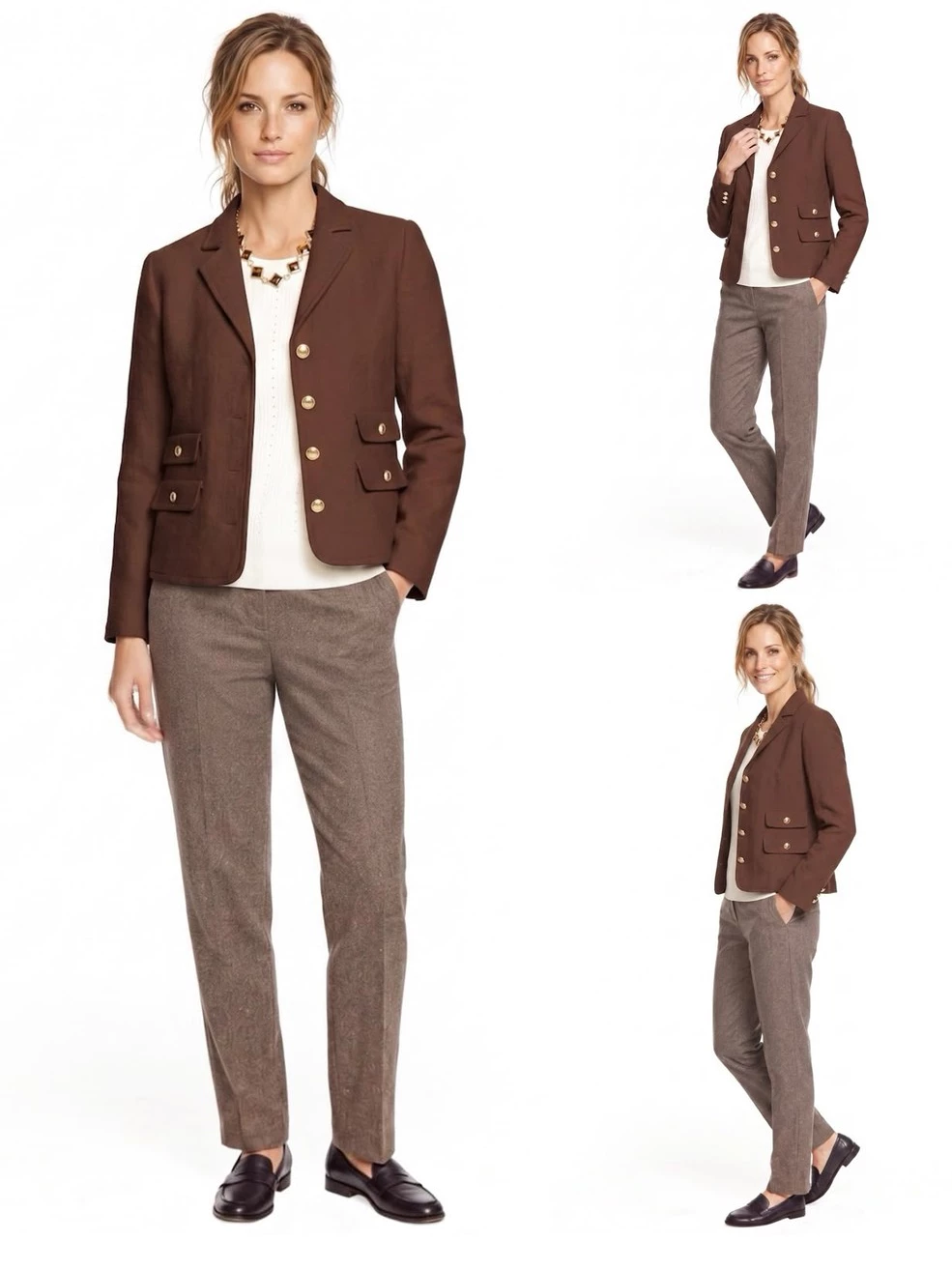 Jaket Tweed Wanita TLB Women's Berkshire Wool Lady Jacket - 2799