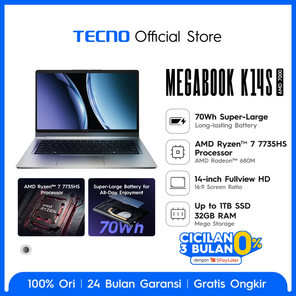 Jual Tecno Laptop Terlengkap & Harga Terbaru Juli 2026 | Shopee Indonesia