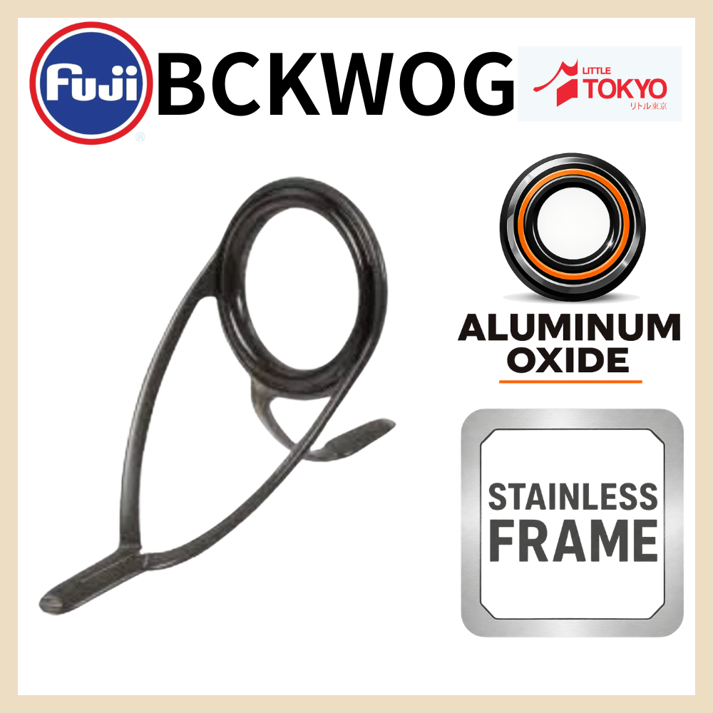 GUIDE FUJI O RING K-SERIES BCKWOG (Color DARK GREY) Frame Stainless Steel dan Alumunium Oksida