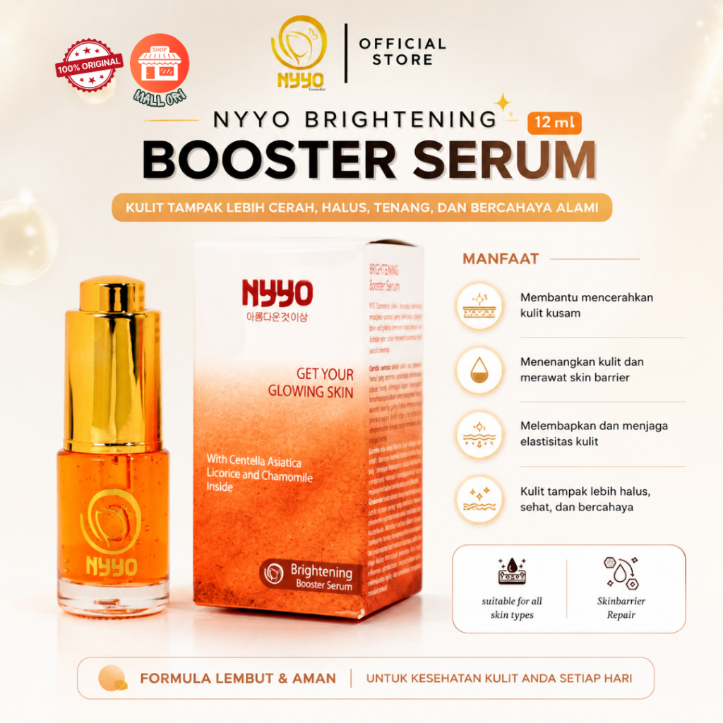 NYYO Brightening Serum 12ml Untuk Jerawat