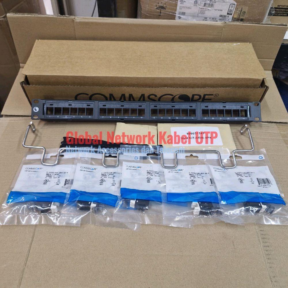 Jual Commscope Patch Panel 16Port Cat.6 Komplit Modular Cat.6 Commscope ...