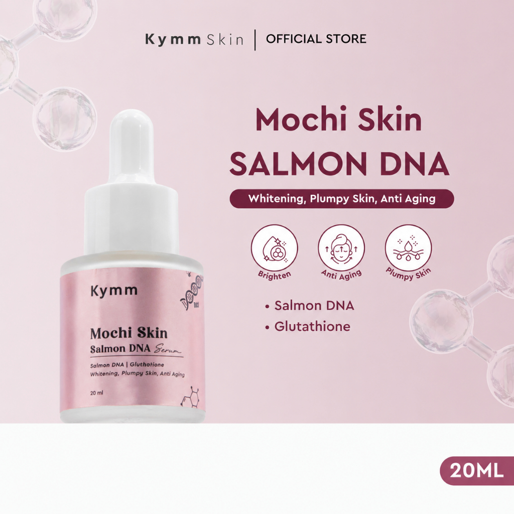 KYMM SKIN DNA Salmon Mochi Skin Serum 20ML | Serum Anti Aging Mencegah Tanda Penuaan