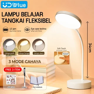 [FREE GIFT] UDBLUE Desktop Lamp Lampu Meja Belajar  LED Fleksibel Eye Protection Lampu 3 mode warna DL05